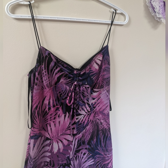 Vintage Y2K black and pink printed dress - Picture 4 of 8